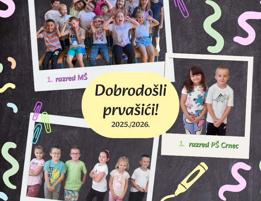 Nova vesela družina – đaci prvaci!