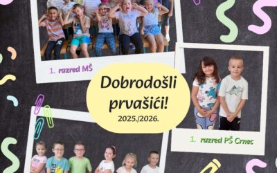 Nova vesela družina – đaci prvaci!